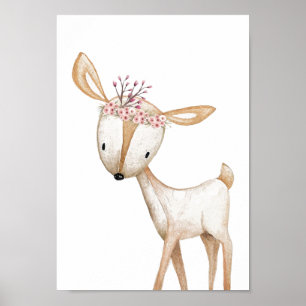 Kinderzimmer Poster - Waldtiere