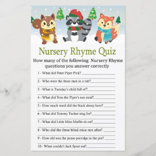 Kinderzimmer Rhyme Quiz