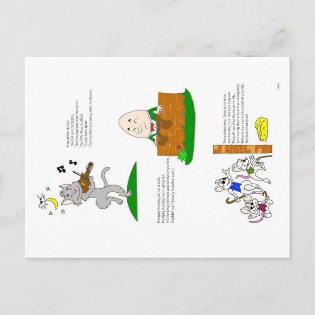 Kinderzimmer Rhyme Team Up! Postkarte (Vorderseite)