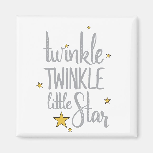 Kinderzimmer Rhymes Image Twinkle Twinkle Little D Magnet (Vorne)