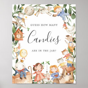 Kinderzimmer Rhymes Kinderdusche schätzt wie viele Poster