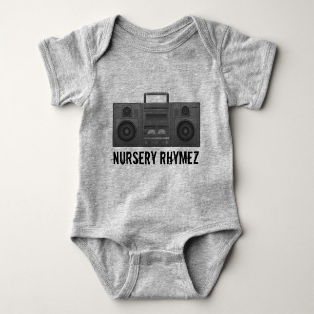 Kinderzimmer Rhymez Baby Bodysuit Baby Strampler (Vorderseite)
