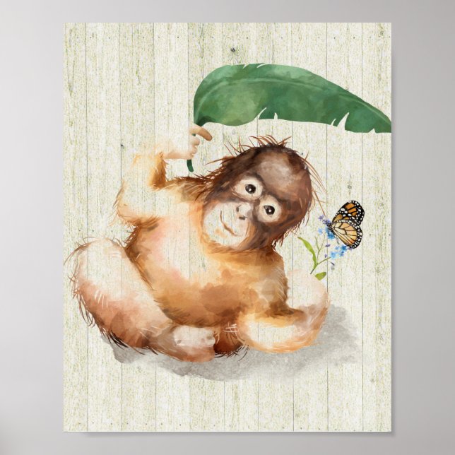 Kinderzimmer Room Monkey Poster (Vorne)