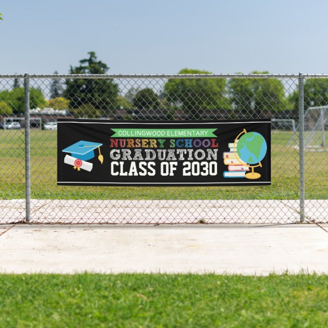 Kinderzimmer School Abschluss Zeremonie oder Party Banner (Insitu)