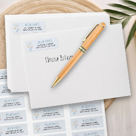 Kinderzimmer Stars Blue Gray Rücksendeadresse