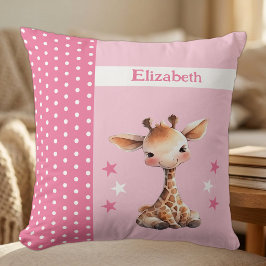 Kinderzimmer tragen den Namen niedliche Giraffe pi Kissen