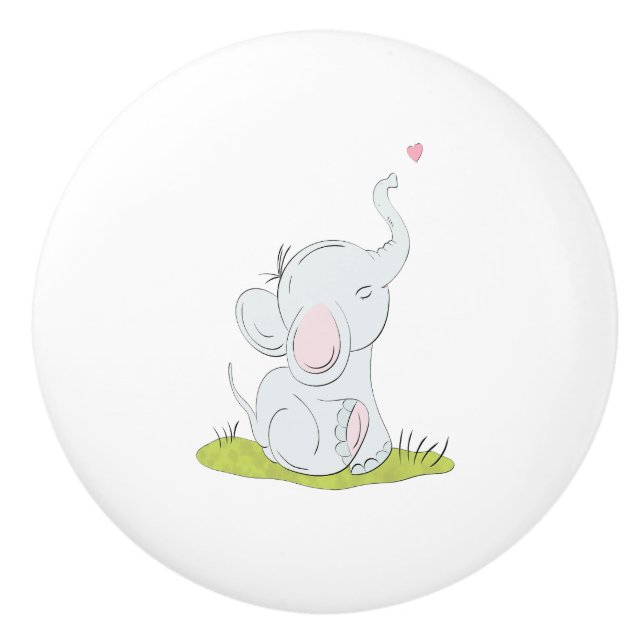 Kinderzimmer Türknauf Keramikknauf (Vorderseite)