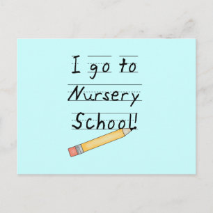 Kinderzimmer- und Schreibschule Postkarte