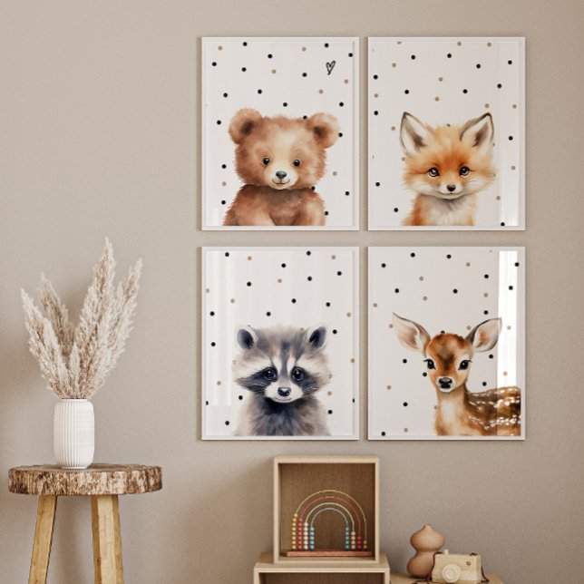 Kinderzimmer von Holzland Animal Portret Bilderwand Sets (Von Creator hochgeladen)