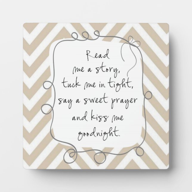 Kinderzimmer Wall Zitat Lesen Sie eine Geschichte Fotoplatte (Vorderseite)