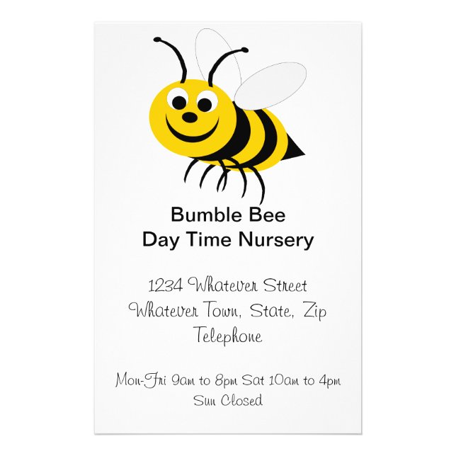 Kinderzimmer zum Tag des Bienendesigns Flyer (Vorne)