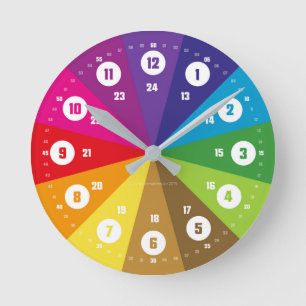 Kinderzimmeruhr Lernuhr Lehruhr Klassenzimmer Wand Runde Wanduhr