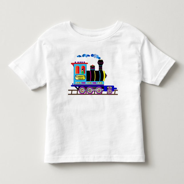 Kinderzug mit Name Beilage farbig Kleinkind T-shirt (Vorderseite)