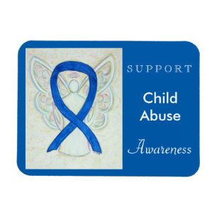 Kindesmissbrauchsbewusstsein Angel Custom Magnet