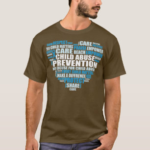 Kindesmissbrauchsprävention Aufklärung Kostüm Blau T-Shirt