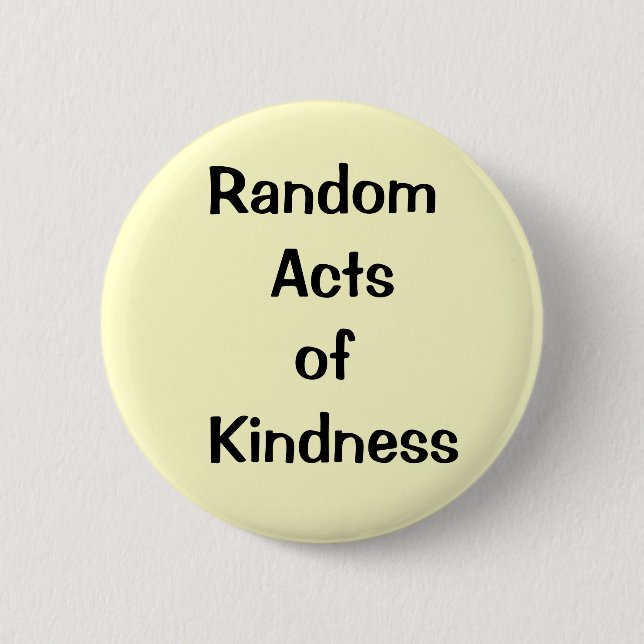 kindess, gelegentlich button (Vorderseite)