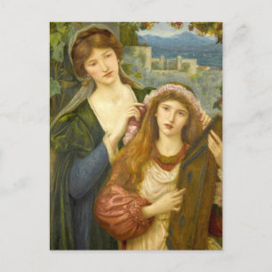 Kindheit Heilige Cäcilia, Maria Spartali Stillman Postkarte