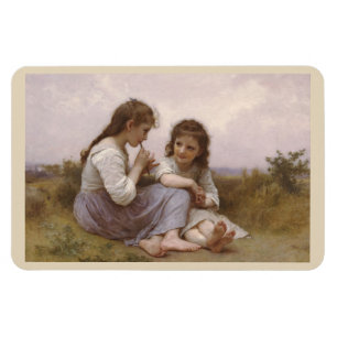 Kindheit Idyll von Bouguereau Magnet