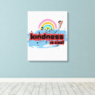 Kindheit ist Cool - Rainbow Surf Vibes Leinwanddruck