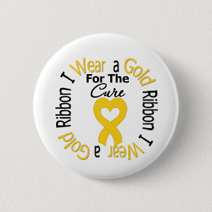 Kindheits-Krebs-Band für die Heilung Button