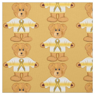 Kindheits-Krebs-Bewusstsein mit Teddybären Stoff