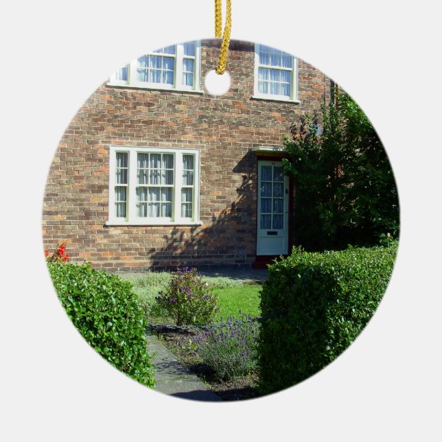 Kindheits-Zuhause von Paul McCartney Keramik Ornament (Vorne)