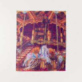 Kindheitstraum - alte Pferdekleider Wandteppich