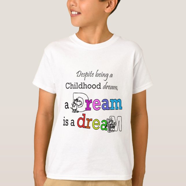 Kindheitstraum T-Shirt (Kinder) (Vorderseite)