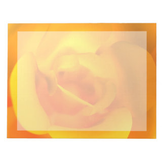 Kindlierte Rose Notepad Notizblock
