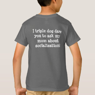 Kindlustiger Homeschool Sozialisierungs-T - Shirt