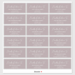 Kindly Deliver To Guest address stickers Aufkleber
