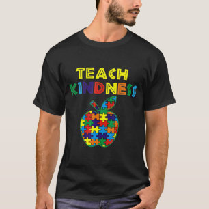 Kindness Apple Puzzle Autistic Teach Geschenk T-Shirt