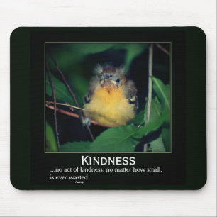 Kindness Baby Oriole Inspiration Mousepad