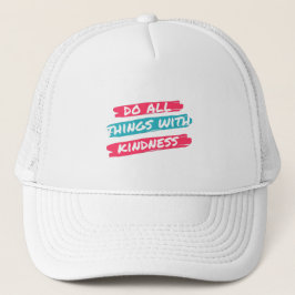 Kindness Brush Stroke Streetwear Tee - Modern Aest Truckerkappe