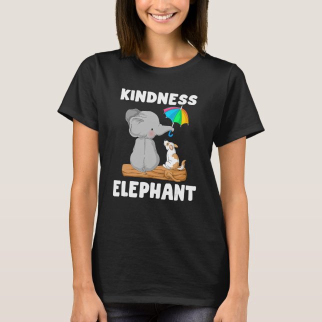 Kindness elephant Unity Day  Orange Anti Bullying T-Shirt (Vorderseite)