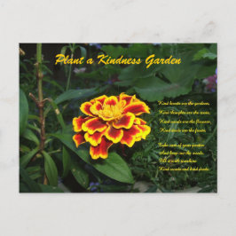 Kindness Garden Gedicht Postcard Postkarte