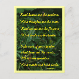 Kindness Garden Postcard Postkarte