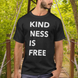 KINDNESS IST FREI Fett Typografie Shirt