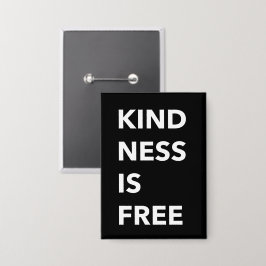 KINDNESS IST FREI Fett Typografy Button