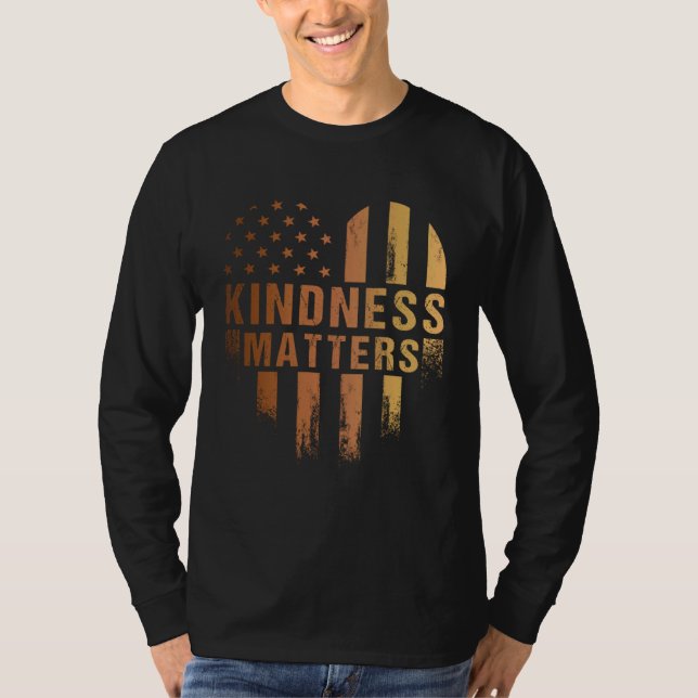 Kindness Matters Anti Bullying Diversity Inclusion T-Shirt (Vorderseite)