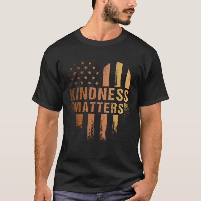 Kindness Matters Anti Bullying Diversity Inclusion T-Shirt (Vorderseite)