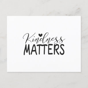 Kindness matters postkarte