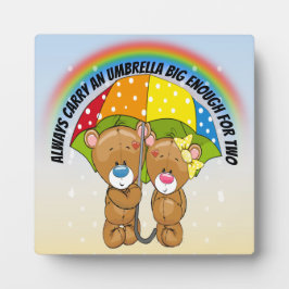 Kindness Plaque Fotoplatte