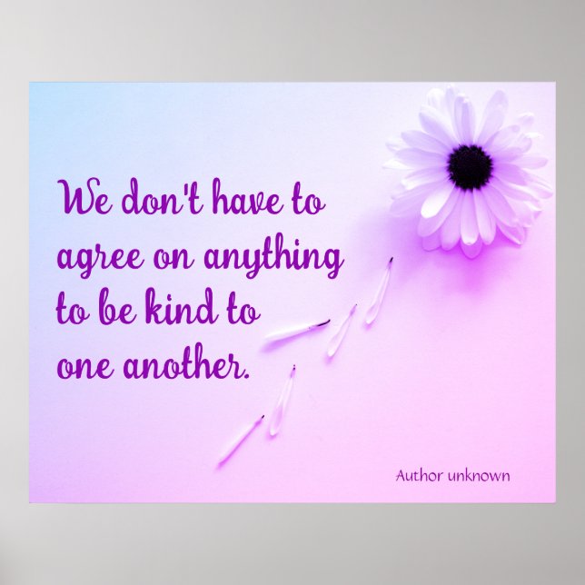 Kindness Poster (Vorne)