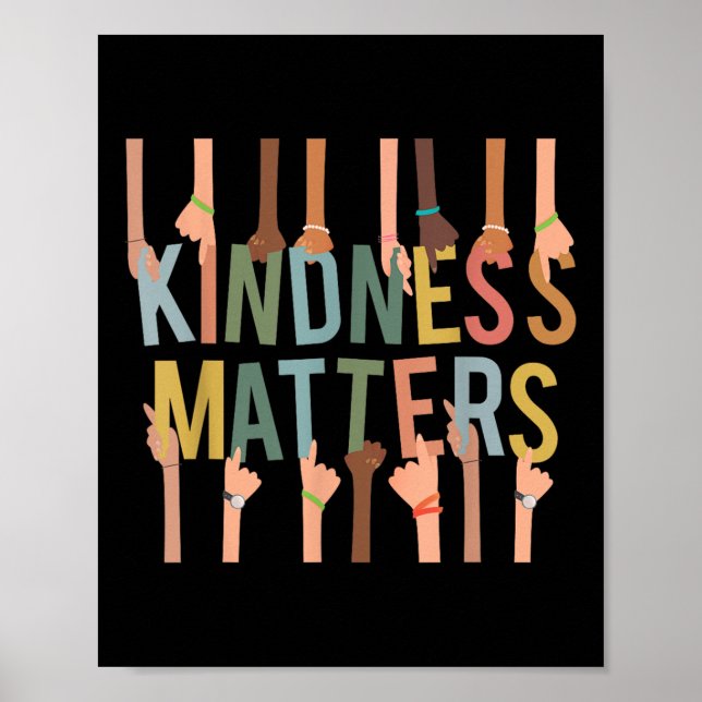 Kindness S Anti-Mobbing Diversity Integration Poster (Vorne)