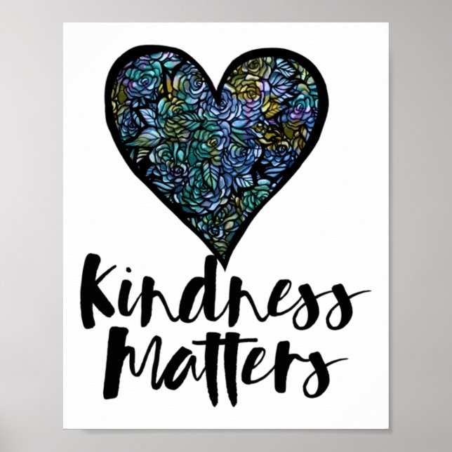 Kindness S Sticker7 Poster (Vorne)