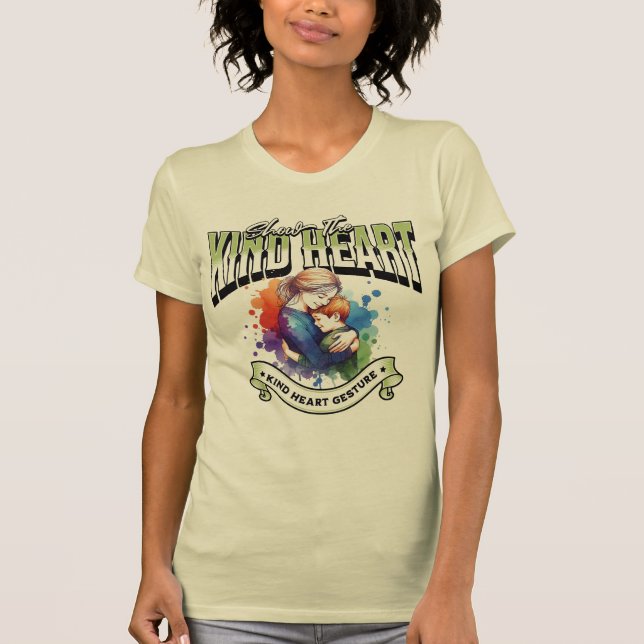 Kindness-T - Shirt - T-Shirt für Inspirationstypog (Vorderseite)