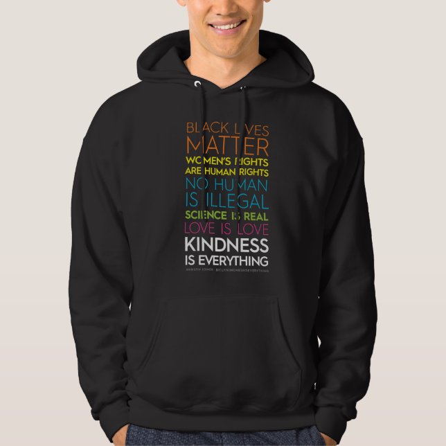 #KindnessIsEverything Men Hoodie (Vorderseite)