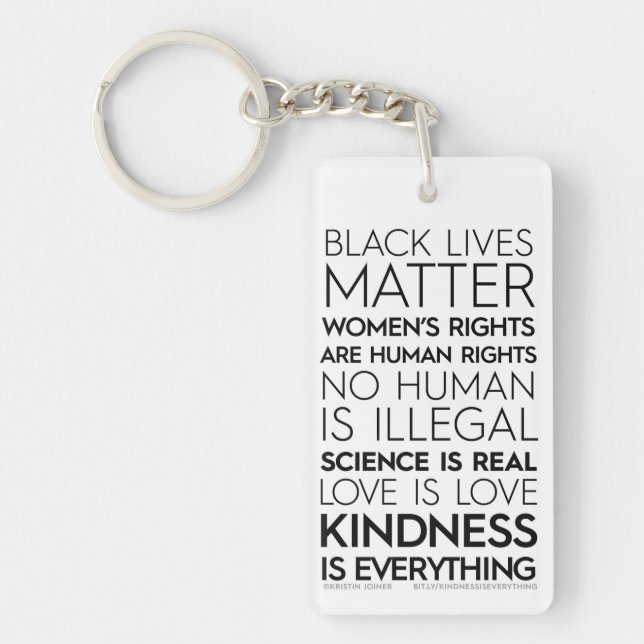 #KindnessIsEverything Schlüsselkette Schlüsselanhänger (Vorderseite)