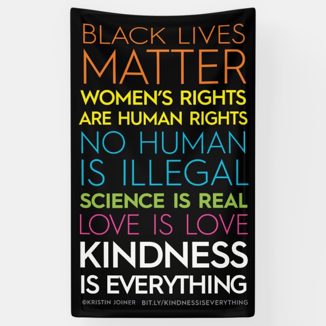 #KindnessIsEverything Vertikal-Banner Banner (Vertikal)